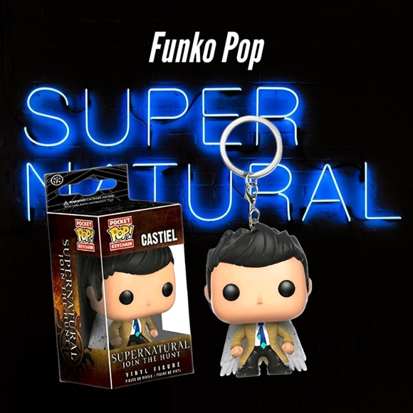 FUNKO POP!! Supernatural Limited Edition Character Castiel with Wings NWT - Picture 9 of 10